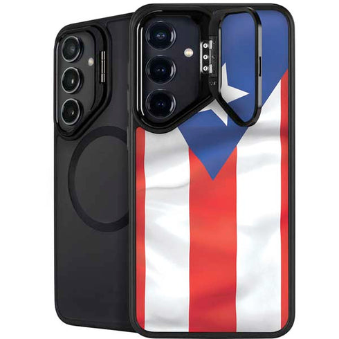 Puerto Rico Flag Galaxy S24 FE Kickstand Case
